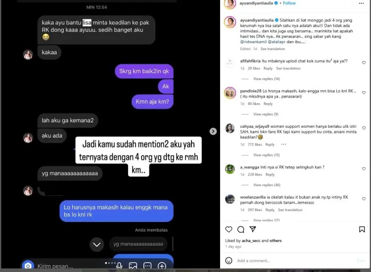 Kebohongan Lisa Dibongkar Teman Sendiri, Tes USG Buktikan Anaknya Bukan Anak Ridwan Kamil