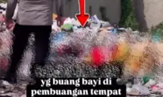 Innalillahi! Bayi Laki-Laki Ditemukan Tak Bernyawa di Tumpukan Sampah Bojongsoang