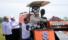 Bupati Sumedang Ikuti Panen Raya Bersama Presiden di Majalengka