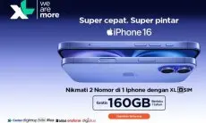 Beli iPhone 16, Dapat Kuota Gratis Setahun dan Cashback Jutaan Rupiah dari XL Axiata