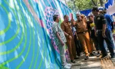 Tembok Mural Lodaya jadi Ikon Baru Bandung Selatan