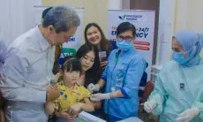 Langkah Nyata Bangun Generasi Emas, 2.000 Vaksin Hepatitis A dan PVC13 Gratis untuk Anak