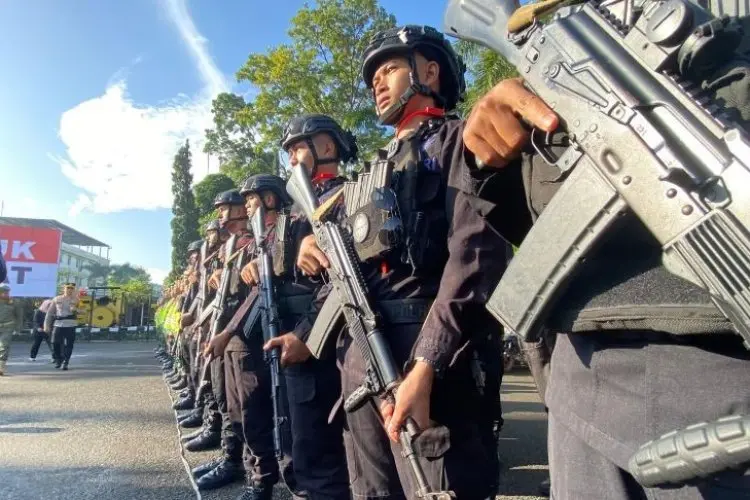 Amankan Tempat Wisata, Polres Garut Terjunkan Brimob