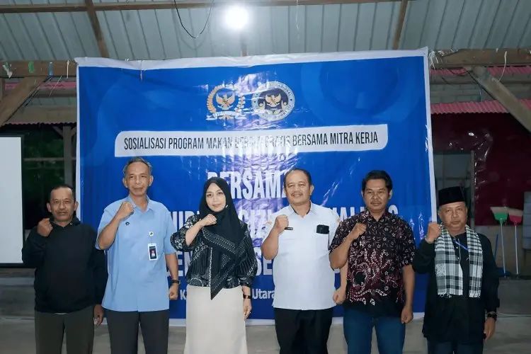 Ratusan Warga Desa Mardingding Hadiri Sosialisasi Program Makan Bergizi Gratis
