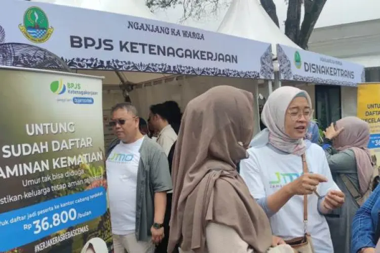 BPJS Ketenagakerjaan Hadir saat Kegiatan Perdana “Abdi Nagri Nganjang Ka Warga” Pemprov Jabar