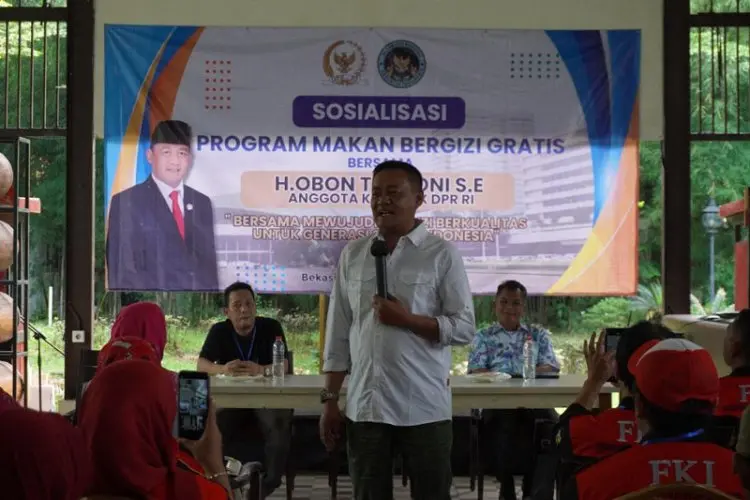 Atasi Permasalahan Gizi, Sosialisasi Program Makan Bergizi Gratis Hadir untuk Warga Cikarang
