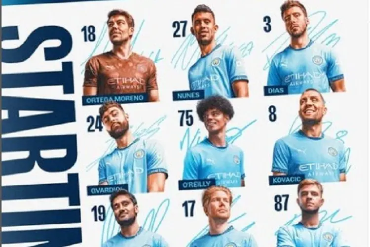 Man City vs Aston Villa Sebentar Lagi, Begini Starting Line-up Kedua Kubu