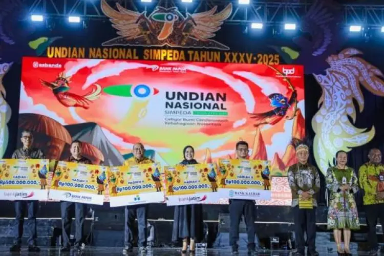 Asbanda dan Bank Papua Gelar Pengundian Tabungan Simpeda 2025, Inilah Pemenangnya 