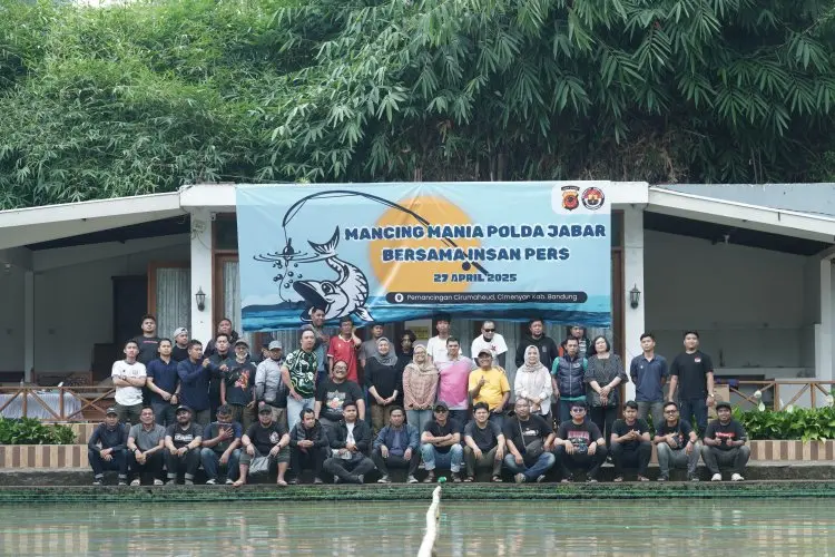 Polda Jabar, Gelar Mancing Bersama Media