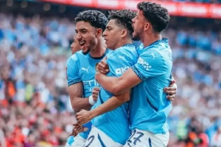 Babak I Man City vs Nottingham 1-0, Rico Lewis Cs di Ambang Final Piala FA