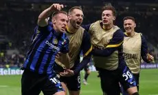 Davide Frattesi Nyaris Pingsan Usai Cetak Gol Kemenangan Inter ke gawang Barcelona