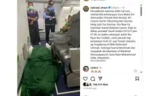 Nyai Fadilah Tokoh Perempuan NU Wafat di Atas Pesawat Saat Menuju Tanah Suci untuk Ibadah Haji