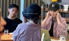 Bukan dengan Lee Jong Suk, IU Ketahuan Rayakan Ulang Tahun dengan V BTS