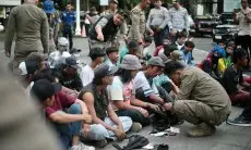 Satgas Pemberantasan Premanisme Kota Bogor Ciduk Jaringan Pengamen, Badut dan Manusia Silver di Angkot dan Traffic Light