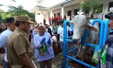 FOTO: Pelepasan Satgas Pemeriksaan Hewan Kurban Kota Bandung 2025