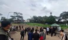Disalahgunakan untuk Pasar Malam, Lahan Eks Palaguna Plaza Disegel Pemkot Bandung