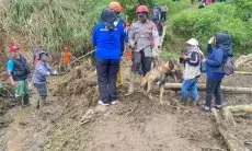 Meski Turunkan Anjing Pelacak, Pencarian Korban Longsor di Cikahuripan Lembang Belum Membuahkan Hasil