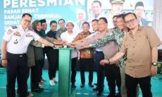 Dadang Supriatna Resmikan Pasar Sehat Banjaran, Pasar dengan Masjid Indah Mirip Masjid Nabawi