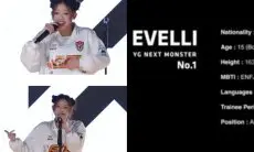 Evelli jadi Member Pertama yang Dikenalkan Girl Grup Baru YG NEXT MONSTER