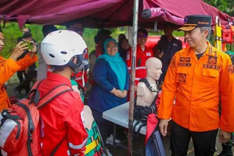 Mitigasi Bencana, Dedie A Rachim Tekankan Warga Harus Siap untuk Selamat