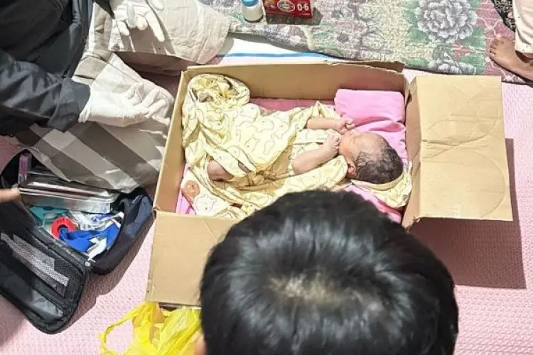 Heboh, Warga Tipar Padalarang Temukan Bayi Laki-laki di Pinggir Pabrik Karung