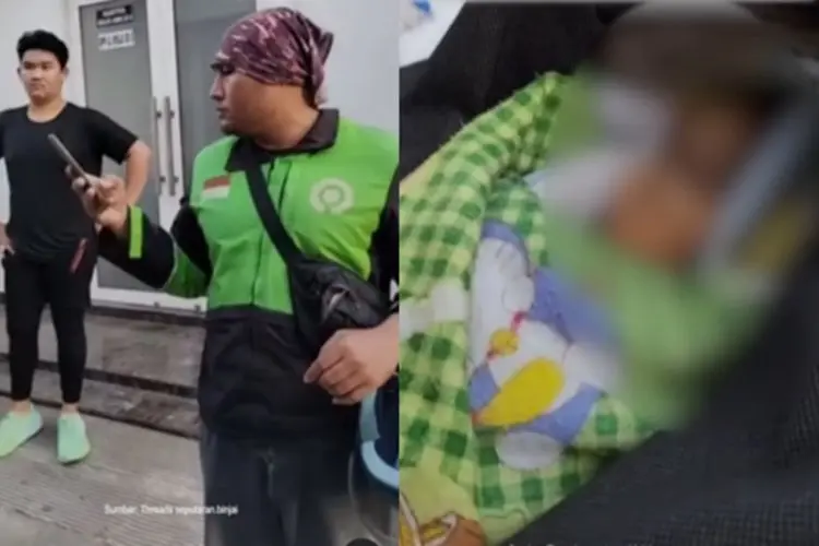 Viral! Bayi Dipaketkan Lewat Ojol Bikin Gempar Warga Medan