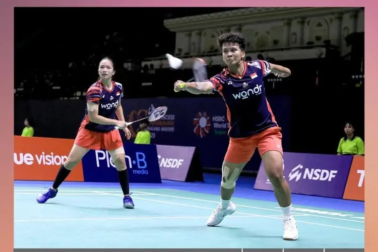 Trias/Rachel Melaju ke Perempat Final Taiwan Open 2025 Usai Taklukkan Ganda Malaysia dalam Dua Gim Langsung