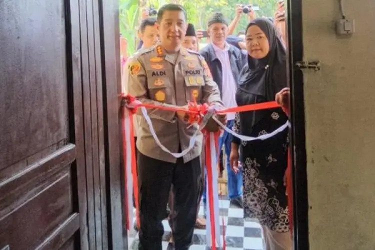 Polresta Bandung Bangun Rumah Layak Huni bagi Korban Gempa di Arjasari