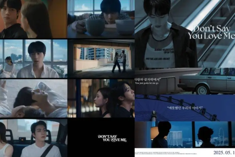 Jin BTS dan Shin Se Kyung Balikan setelah Putus dalam MV 'Don't Say You Love Me'