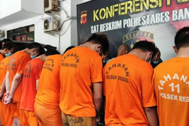 Polrestabes Tetapkan 11 Orang Tersangka Premanisme