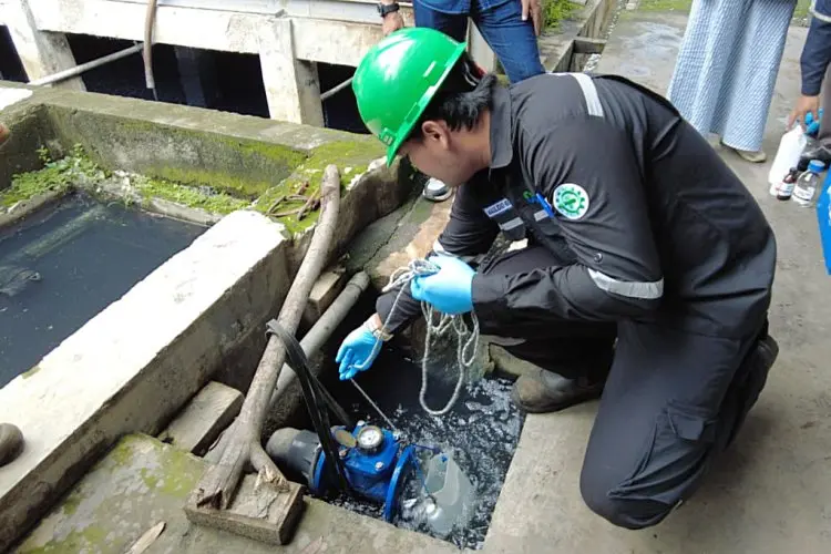Buang Limbah Sembarangan, DLH Kabupaten Bogor Segel IPAL Pabrik 