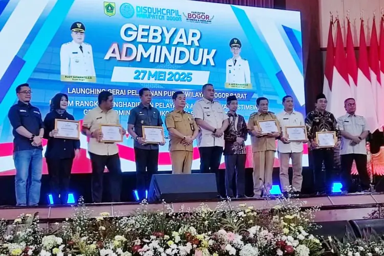 Bupati Rudy Susmanto Melaunching Aplikasi Siloka, Japati Administrasi Kependudukan dan GPP Wilayah Bogor Barat