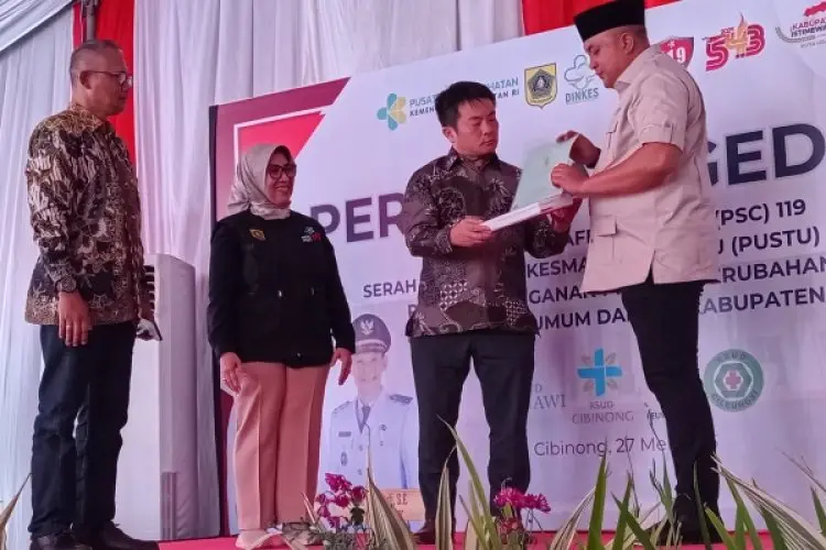 PT PPLI Serahkan Gedung Pustu Nambo ke Pemkab Bogor, Rudy Susmanto: Semoga Ditiru Perusahaan Swasta Lainnya