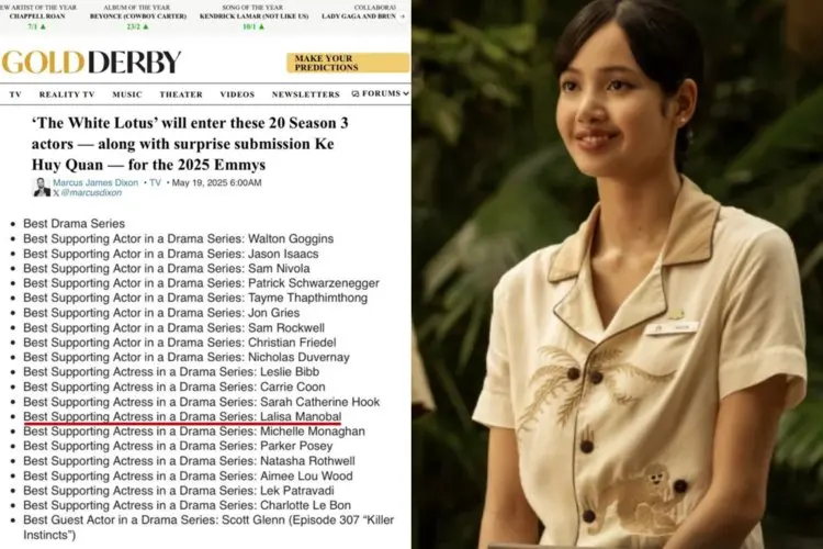 Lisa BLACKPINK Resmi Masuk Nominasi Emmy Berkat Perannya di The White Lotus Season 3