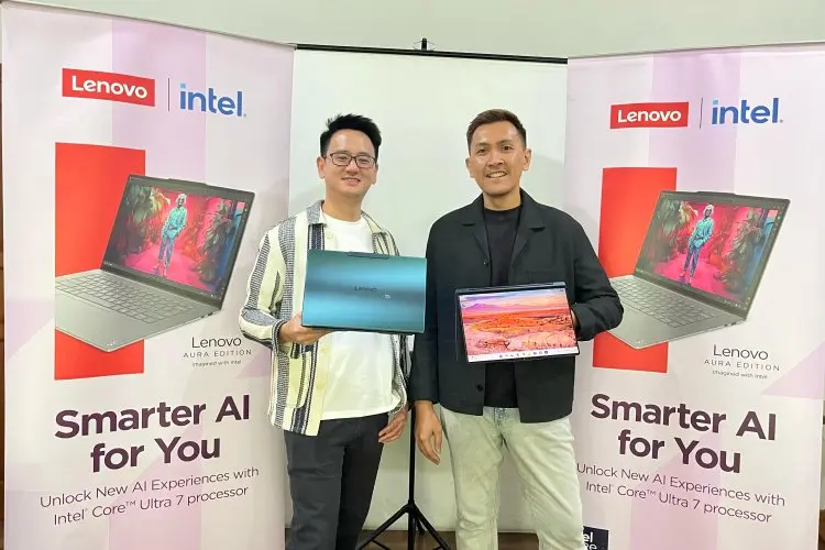 Lenovo Lengkapi Seri Aura Edition,  Bikin Inovasi Laptop Kamera Bawah Layar Pertama di  Dunia