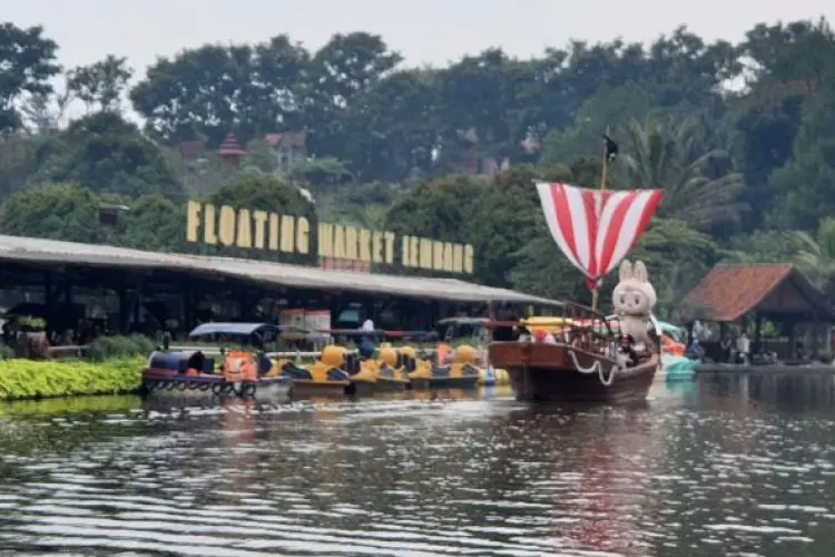 Makin Asik Habiskan Waktu di Lembang, Floating Market Punya Wahana Air Baru, Apa Aja?