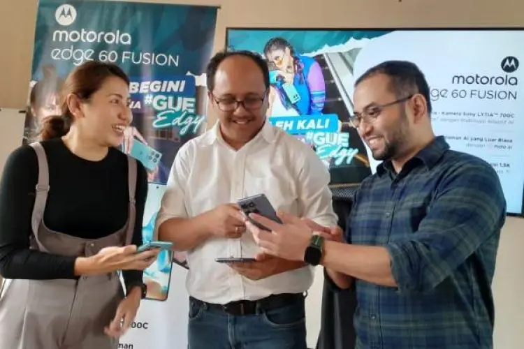 Dilengkapi Kamera Terbaik, motorola edge 60 FUSION Hadir di Bandung