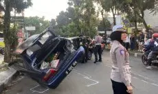 Calya Tabrak Soluna di Bogor Utara, Satu Orang Tewas di Lokasi Kejadian