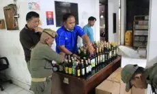 Satpol PP Sita Ribuan Botol Miras dan Obat Ilegal di 14 Lokasi