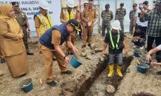 Peletakan Batu Pertama Pembangunan Bundaran Jati Resmi Dilakukan Ngatiyana: Kita Juga Bakal Ducting Kabel yang Semrawut