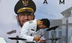 Tak Canggung, Aksi Bupati Jeje Tabuh Drum di Hari Jadi KBB ke-18 
