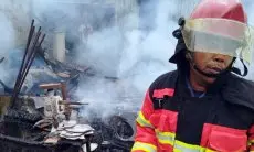 Kebakaran Hebat Hanguskan Sejumlah Bangunan di Desa Citapen Kabupaten Bandung Barat