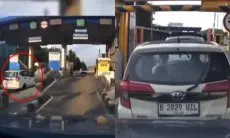 Mobil Calya Terekam Terobos Dua Gerbang Tol Tanpa Bayar, Polisi Lakukan Penyelidikan