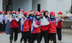 1.008 Anggota PMR se Kota Bandung Resmi Dilantik