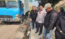 Monitoring Progres Perbaikan Jalan Cangkorah, Ketua Komisi III DPRD Soroti Tiga Potensi Persoalan ini