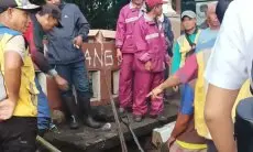 Permukaan Jembatan di Depan Kantor Wali Kota Cimahi Ambles, Begini Penjelasan PUPR