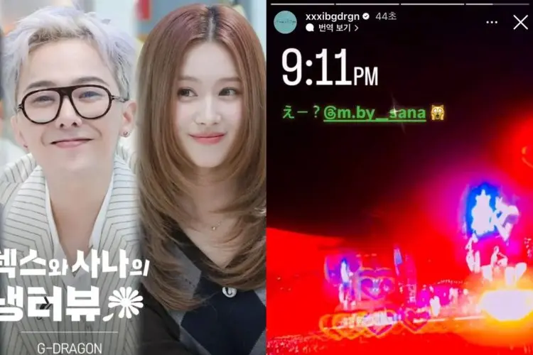 G-Dragon BIGBANG Bantah Rumor Kencan dengan Sana TWICE, Tegaskan hanya Sahabat