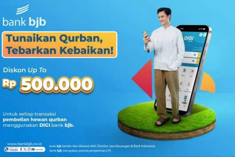 bank bjb Hadirkan Promo Tunaikan Kurban, Tebarkan Kebaikan