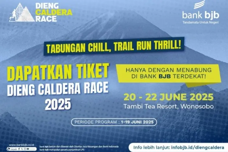 bank bjb Dukung Dieng Caldera Race 2025, Hadirkan Promo Eksklusif