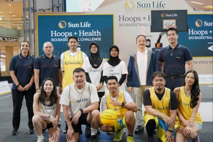 Kampanyekan Gaya Hidup Aktif, Sun Life Indonesia Adakan Sun Life Hoops+Health 3X3 Basketball Challenge